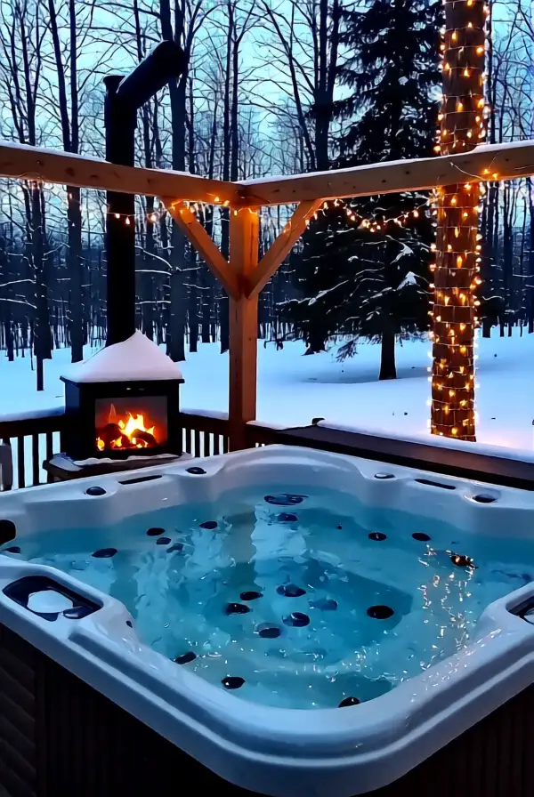 Winter Wonderland Jacuzzi