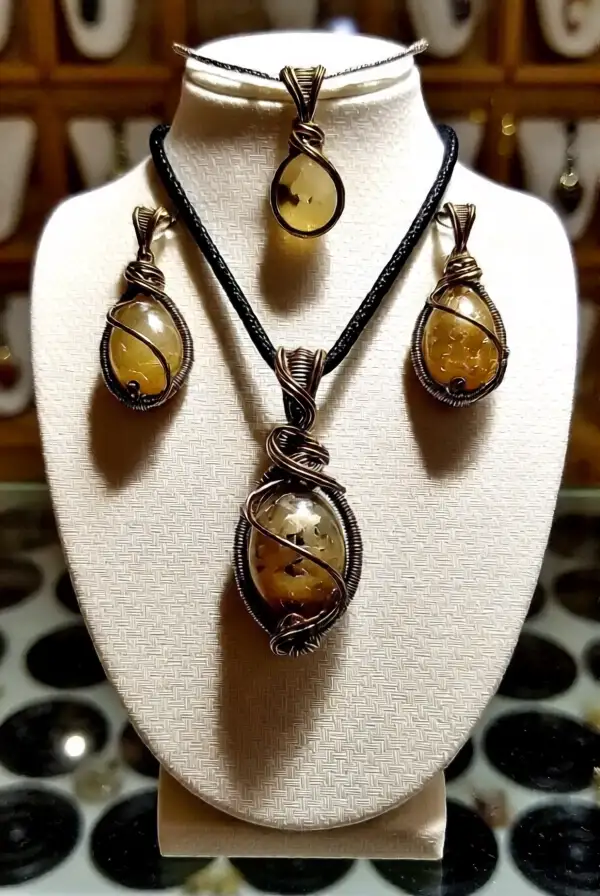Wire-Wrapped Pendants