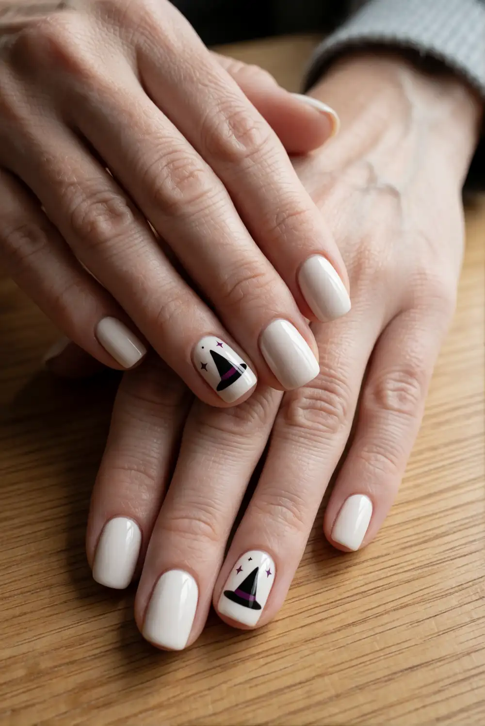 Witch Hat Silhouette Manicure