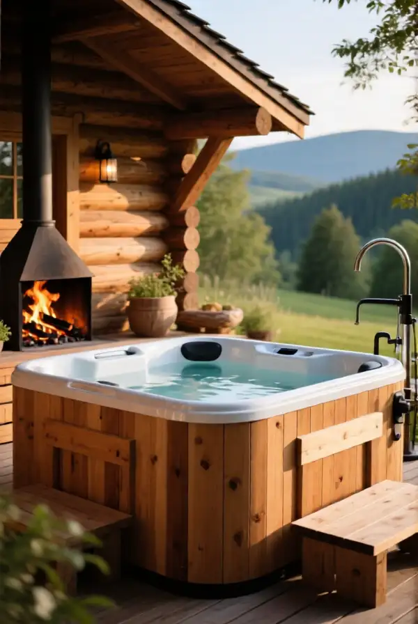 Wood-Fired Hot Tubs