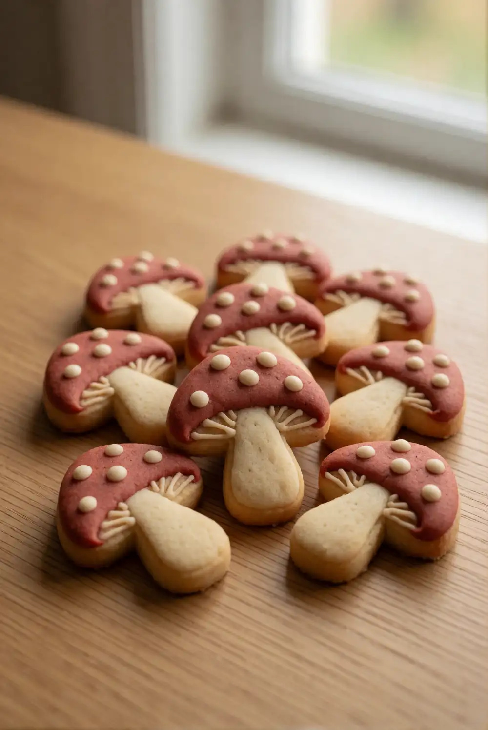 Woodland Mushroom Cookies