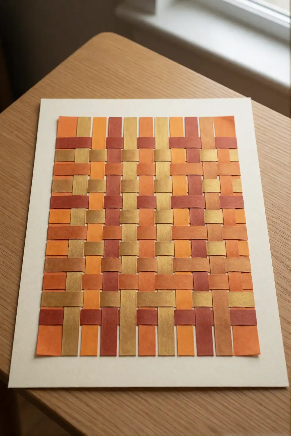 Woven Paper Fall Basket